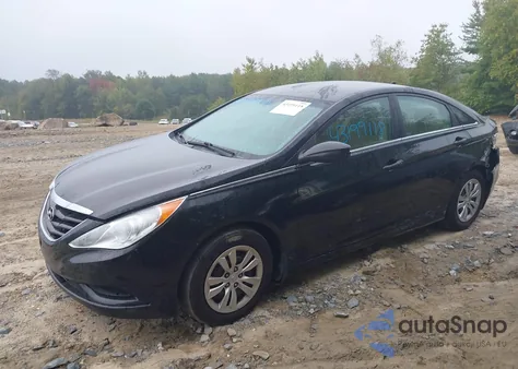 2011 Hyundai Sonata Gls from USA, damaged, VIN 5NPEB4AC5BH113206